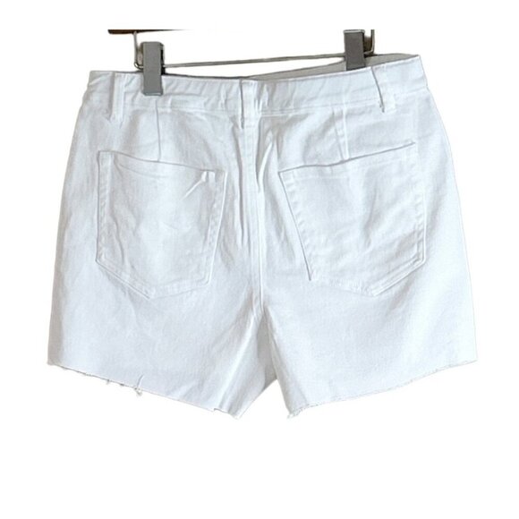 Mason & Belle Women's Ardette Studded Shorts High Rise White Size 10/30 NWT - Picture 4 of 7